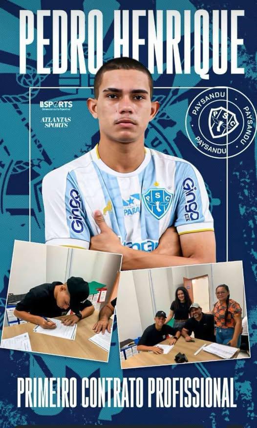 Viseuense assina com o Paysandu e inicia trajetória no futebol profissional